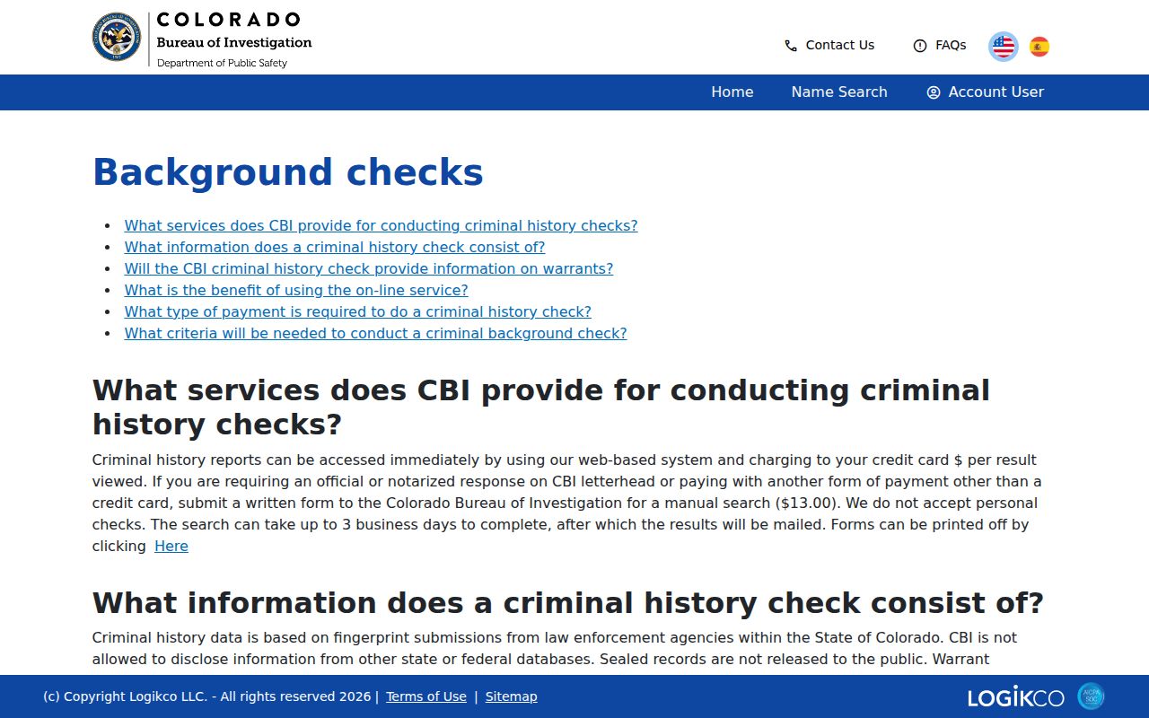 Kit Carson County bench warrant CBI exclusion