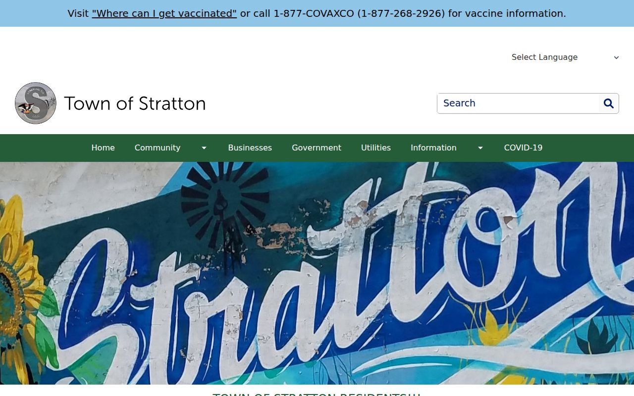 Official Stratton town page used to identify a municipal traffic citation route